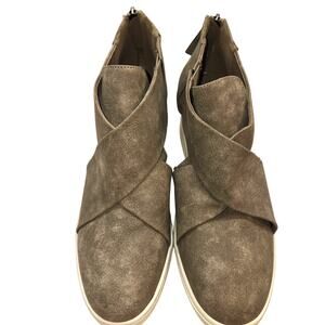 NWOT T G Women's 8.5 Shoes Closed Toe Brown Zipper Comfort Causal New 8 1/2